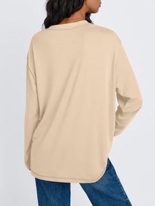 Camiseta de Manga Larga para Mujer de Primera Calidad, Mezcla de Algodón, Tacto Suave, Fabricante de Ropa Personalizada - Product Image 5