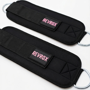 Manchettes de résistance réglables en néoprène pour fitness, antidérapantes, pour entraînement en salle de sport et support de câble - Product Image 4
