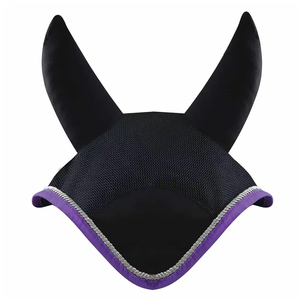 Crochet Horse Ear <b>Net</b> for Horses High Quality Handmade <b>Fly</b> Veil Custom Made OEM Logo Design Wholesale Horse Racing <b>Fly</b> Bonnets - Product Image 3
