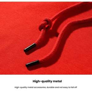 Sweat-shirts à capuche décontractés et tendance, personnalisables avec logo, doublés, à ourlet côtelé, en polyester et coton, couleur unie, coupe oversize, par sublimation, pour hommes et femmes, automne - Product Image 5