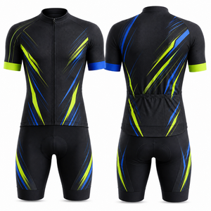 Combinaison de cyclisme pour homme à prix abordable, sur mesure, manches courtes, coupe compressive, uniforme de cyclisme à prix avantageux - Product Image 3