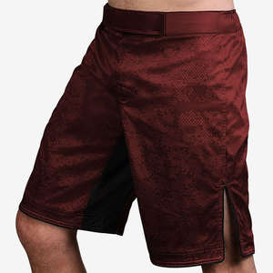Pantalones Cortos de Satén de Seda con Estampado por Transferencia Térmica para MMA, Ropa de Boxeo para Hombre de Pakistán, Cintura Elástica, Diseño Sólido, Elásticos - Product Image 1