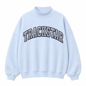 เสื้อสเวตเชิ้ตคอเต่าทรงโอเวอร์ไซส์สีชมพูอมเทาสำหรับผู้หญิง แต่งขอบยางยืดลายทาง แขนยาว สไตล์ลำลอง สตรีทแวร์ รับผลิตแบบ OEM ODM ขายส่งเสื้อผ้า - Product Image 1