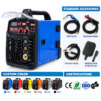 Machine à souder MIG 250 Inverter MMA MAG CO2, 40-180A AC230V 5.2KVA IP21S, équipement de soudage au CO2