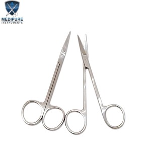 Ciseaux à iris de haute qualité, droits, à pointe fine et tranchante, instruments chirurgicaux ophtalmiques pour dissection - Product Image 4