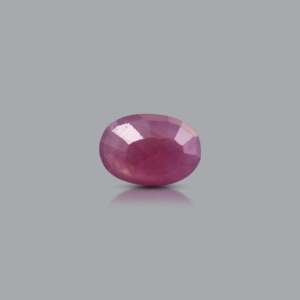 Natural African Ruby Loose Gemstone 4.2 Carat Certified Trillion Brilliant Cut Smooth - Product Image 2