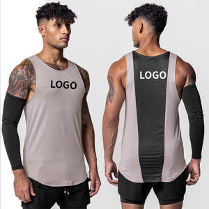 Débardeur de sport pour homme personnalisé avec logo, séchage rapide, idéal pour la course à pied, le fitness et le cyclisme en extérieur – Vente en gros - Product Image 1
