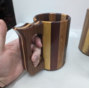 UNIQUE WOODEN BAMBOO HANDLE Wooden Coffee <b>Mug</b> Cup Office Home Business Gift Wholesale Cup <b>Mug</b> for Christmas - Product Image 2