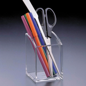 Porte-stylos et crayons en acrylique de style moderne, très vendu, pour le rangement des pinceaux, stylos et gloss à lèvres. - Product Image 4