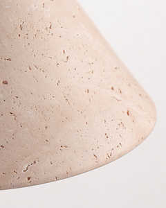 Applique murale conique en travertin beige, lampe en pierre naturelle, éclairage intérieur, décoration moderne pour la maison et l'hôtel, 110V 220V - Product Image 5