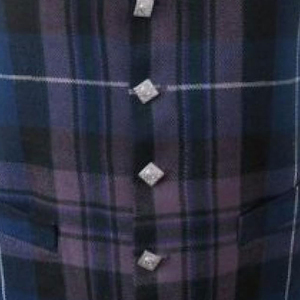 Chaleco de tartán a cuadros vintage para hombre, chaleco clásico ajustado, chaleco formal ajustable para bodas y ocasiones festivas - Product Image 6