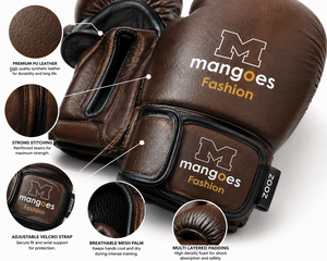Premium Leather MMA <b>Gloves</b> Hand <b>Grips</b> for Closure Shock Absorbing Foam Comfortable Fit Unisex OEM ODM Wholesale - Product Image 6
