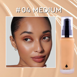 OEM Private Label Waterproof Liquid <b>Foundation</b> Full Coverage Natural Matte Makeup Base - Product Image 5