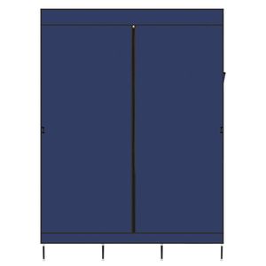 Armadio Portatile Navy RT da 71 Pollici con Appendiabiti e Scaffale per Organizzazione e Conservazione Vestiti - Product Image 4