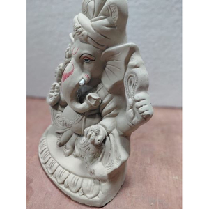 Figura decorativa de Ganesha de arcilla ecológica. Decoración sostenible en oferta, directamente del fabricante Clay Ganesh. - Product Image 1
