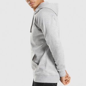 Sudadera con Capucha Extra Grande para Hombre, de Algodón Grueso, Bordado Personalizado, Marca Privada OEM, Fábrica de Ropa al por Mayor - Product Image 4