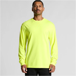 Unisex Soft Brushed Cotton <b>Long</b> Sleeve <b>Tee</b> <b>Shirt</b> Minimalist High-Comfort Crew Neck Base Layer Full Sleeve T <b>Shirt</b> - Product Image 4