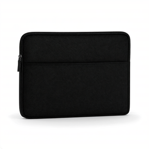 Housse pour ordinateur portable résistante à l'eau, sacoche rembourrée pour ordinateur portable, étui pour ordinateur en polyester avec poche avant, sac recyclable - Product Image 1