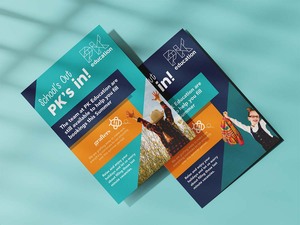 Custom Printed Tri Fold Paperboard <b>Box</b> UV Coating Handle Brochure Folding Advertising Packaging <b>Mixed</b> Color Recycled Materials - Product Image 3