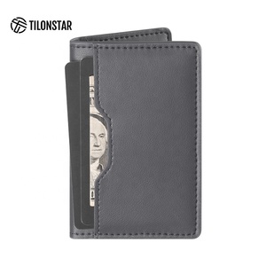 TILONSTAR TVW103 Multifunction Pocket <b>Cards</b> Wallet Minimalist <b>Slim</b> Compact Leather Business <b>Card</b> <b>Holder</b> - Product Image 4