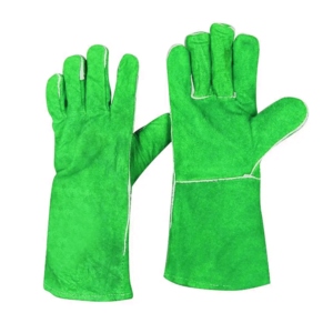 Premium Cowhide Split Leather Welding <b>Gloves</b> <b>Long</b> Sleeve Hand Protection for Welders Anti Smash Safety Feature - Product Image 5