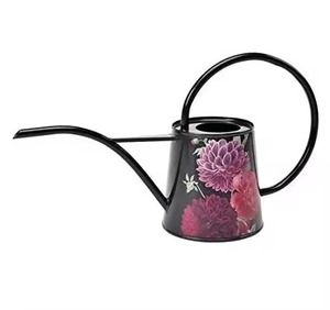 Arrosoir en métal de qualité supérieure avec motif floral, outil de jardinage durable, finition peinte - Product Image 2