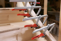 Pince à barre réglable à dégagement rapide, type F, en acier inoxydable chromé, en pouces, pour menuiserie et soudure, prix usine