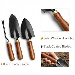 Juego de Herramientas de Jardín de Madera de Acacia de 6 Piezas al por Mayor |   Cabezas de Acero al Carbono - Product Image 2