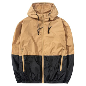 Veste coupe-vent de chasse pour homme avec logo personnalisé, résistante à la pluie, en nylon/polyester, toile écologique - Product Image 1