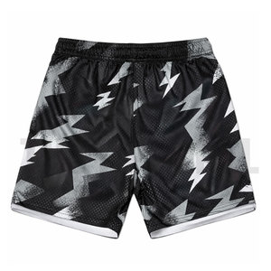 Shorts en maille pour hommes, décontractés, de haute qualité, 100% polyester, personnalisés, séchage rapide, respirants, en stock, best-sellers - Product Image 3
