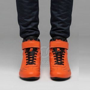 Chaussures de karting modernes pour hommes, professionnelles, légères, flexibles, confortables, durables, semelle antidérapante, cuir véritable, fermeture à boucle - Product Image 4