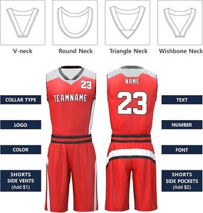 Maillot de basket-ball à sublimation intégrale tendance, uniforme personnalisé pour club sportif et ligue de basket-ball pour hommes, à imprimer avec votre design - Product Image 3