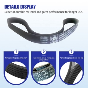 Correa de Bomba de Agua de Mar para Motor Diésel TieKeHan K19/K38 178691 (Origen Chongqing) - Product Image 5