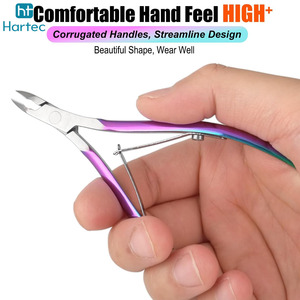 Cortacutículas de Moda con Diseño Arcoíris Multicolor, Recubrimiento de Titanio, Acero Inoxidable Afilado, Herramienta de Belleza para el Cuidado de las Uñas - Product Image 4