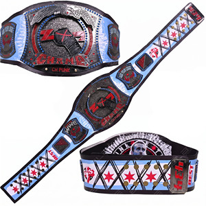 Ceinture de championnat personnalisée CM Punk 434-Day Record Signature Series en cuir de vache et alliage, imperméable et confortable pour MMA et Taekwondo - Product Image 4
