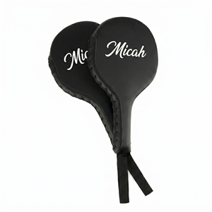 Micah Corporation Custom Logo Durable Cowhide Leather Boxing Paddle <b>Training</b> Target Focus Mitts Muay Thai MMA Kickboxing Martial - Product Image 4