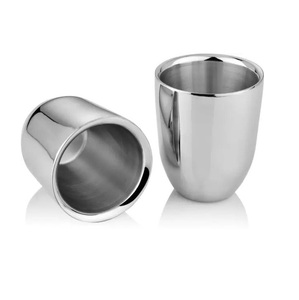 Vaso de chupito personalizado de acero inoxidable con logotipo grabado con láser para regalos corporativos, recuerdos de boda y fiestas. - Product Image 3