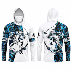 Camisa de Pesca Huk de Manga Larga, Transpirable, de Secado Rápido, con Protección Solar UPF50+, Resistente al Agua y al Viento, de Poliéster de Alta Calidad - Product Image 1