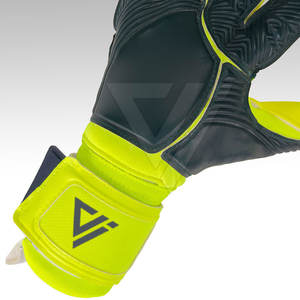 Gants de gardien de but en latex allemand de qualité supérieure, haute résistance, antidérapants, respirants, avec sangle de poignet réglable à boucle auto-agrippante, pour l'extérieur - Product Image 6