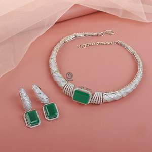 Lavya CZ Designer Choker Set-Fine Jewelry Set - Product Image 2
