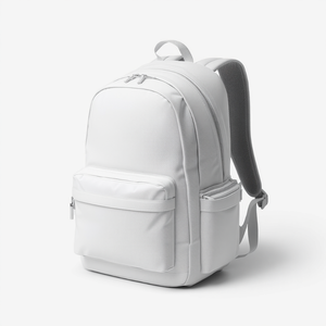 Mochila Deportiva Blanca Minimalista, Ligera, para Uso Diario, con Múltiples Bolsillos de Almacenamiento para Viajes, Venta al Por Mayor - Product Image 1