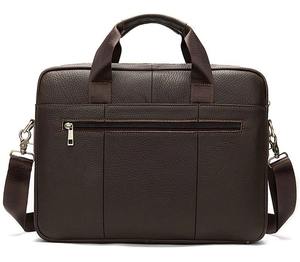 Maletín Bandolera de Cuero Genuino para Portátil, de Alta Calidad, Estilo Vintage, para Viajes de Negocios, Modelo LLB-0348 - Product Image 4