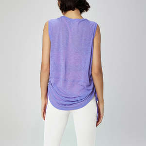 Camiseta sin mangas de algodón elástico de primera calidad para mujer – Top de moda estilo Y2K - Product Image 6