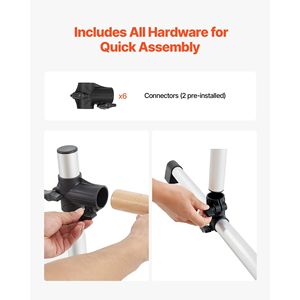 Barra da Danza Portatile Autoportante in Legno di Faggio da 4 Piedi, Regolabile in Altezza, per Stretching Orizzontale - Product Image 6