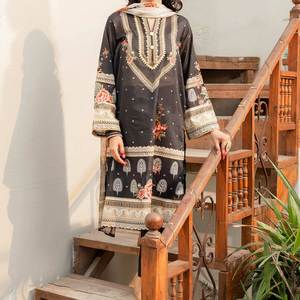 Traje de césped de 3 piezas con estampado digital para mujer PS4097 Conjunto cómodo y elegante - Product Image 2