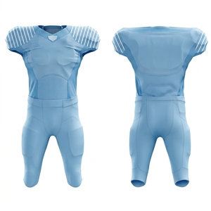 Uniforme de football américain respirant en polyester de qualité supérieure, couleur personnalisée, impression de logo sur mesure, vêtements de sport très demandés - Product Image 4