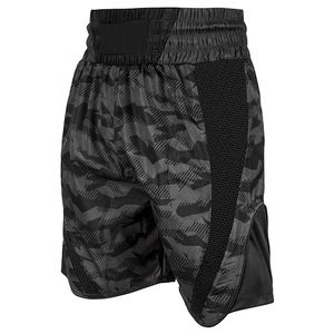 Shorts de boxe de qualité supérieure pour hommes, en polyester et coton, imprimé numérique, coupe ajustée, tissu extensible, durable, confortable et respirant - Product Image 3