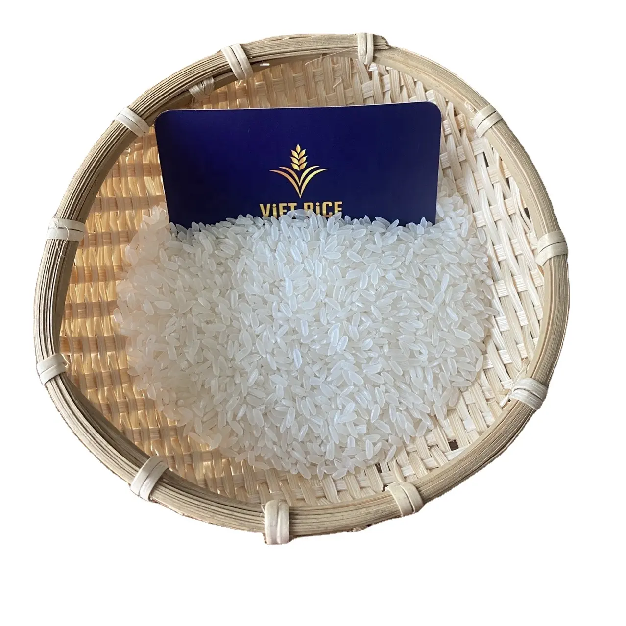 أرز أبيض متوسط الحبوب (5% مكسور، أرز كامولينو مصري) من مورد الأرز الفيتنامي الموثوق فييتريس
