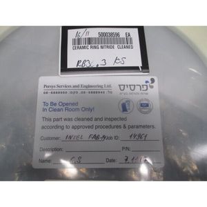 AMAT 0020-09405 <b>CERAMIC</b> <b>RING</b>, NITRIDE CLEANED - Trusted Global Legacy Semiconductor Equipment and Parts at - Product Image 3