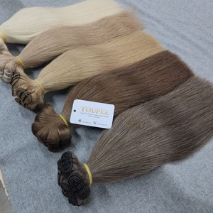 Vietnamese Virgin Unprocessed Human Hair Cuticle Aligned Machine Double Weft Weave Bundles 100g/bundle Wholesale Extensions - Product Image 6